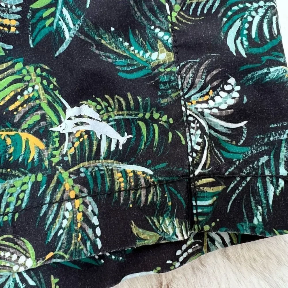 Tommy Bahama Swim Trunks Island Active Palm Tree Tropical Print Men’s size XL